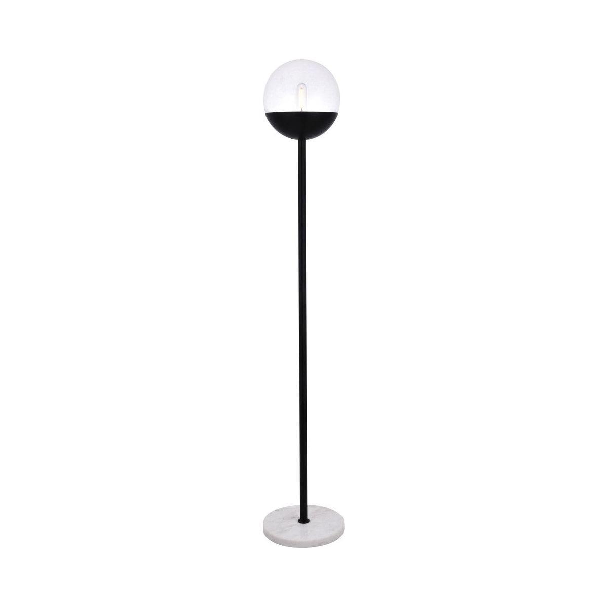 Elegant Lighting - Eclipse Floor Lamp - LD6147BK - Canada Light Shop