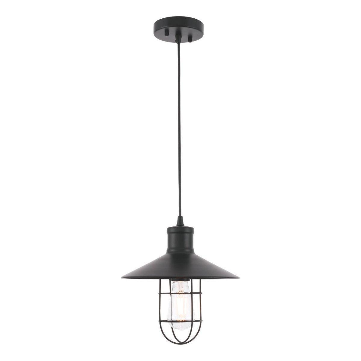 Elegant Lighting - Flaneur Pendant - LD7505BK - Canada Light Shop
