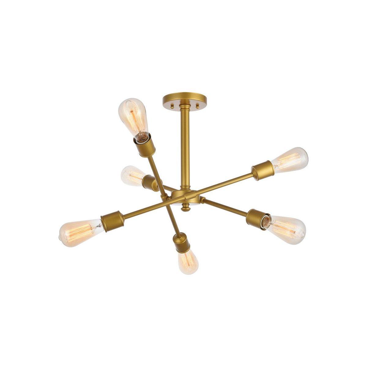 Elegant Lighting - Axel Flush Mount - LD8003D17BR - Canada Light Shop