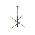 Elegant Lighting - Axel Multi-Light Pendant - LD8006D29BK - Canada Light Shop