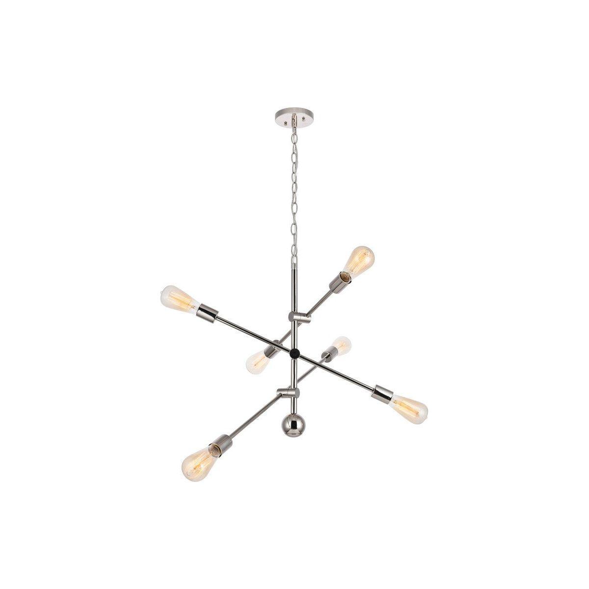 Elegant Lighting - Axel Multi-Light Pendant - LD8007D29PN - Canada Light Shop