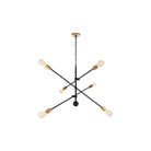 Elegant Lighting - Axel Multi-Light Pendant - LD8009D42BK - Canada Light Shop