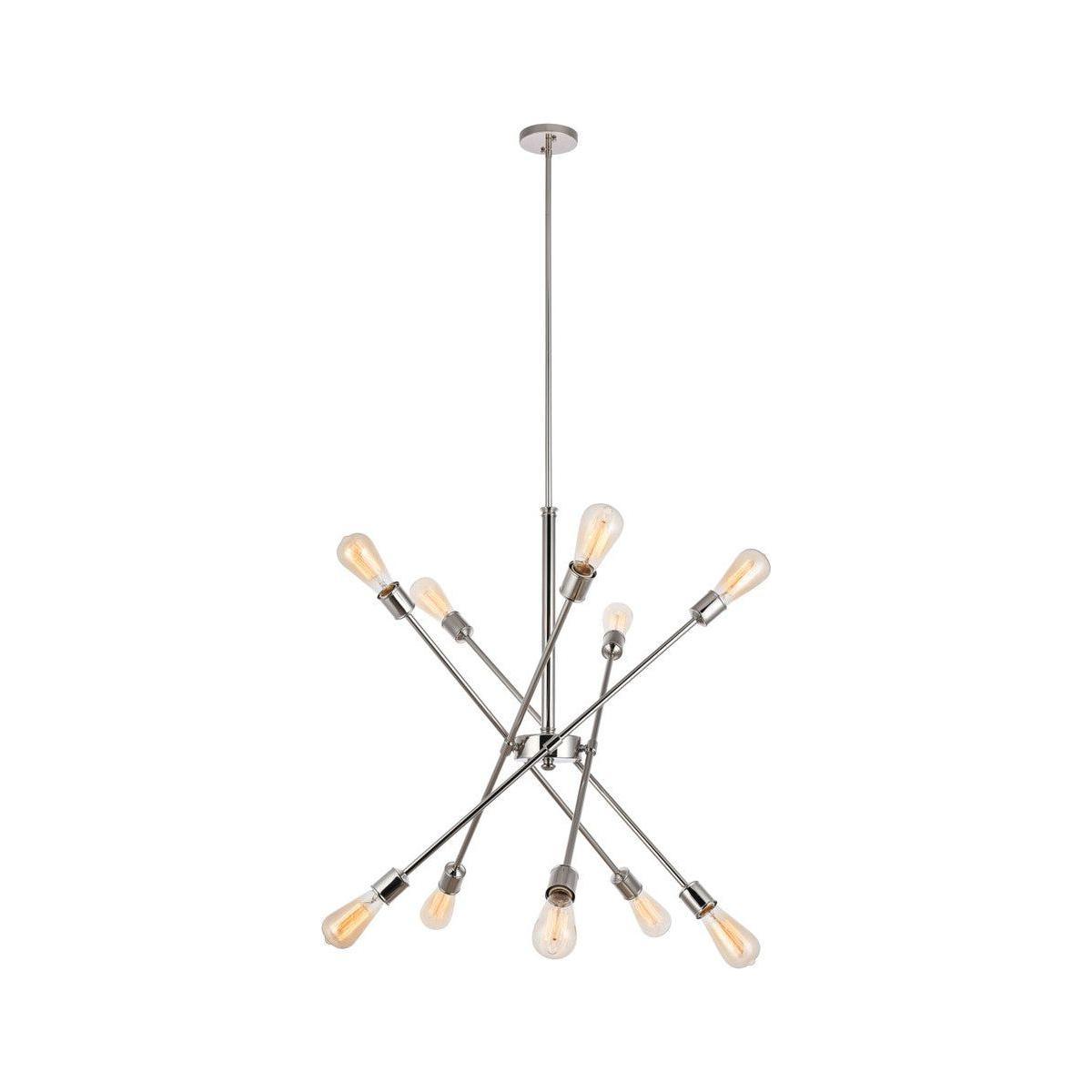 Elegant Lighting - Axel Multi-Light Pendant - LD8018D28PN - Canada Light Shop