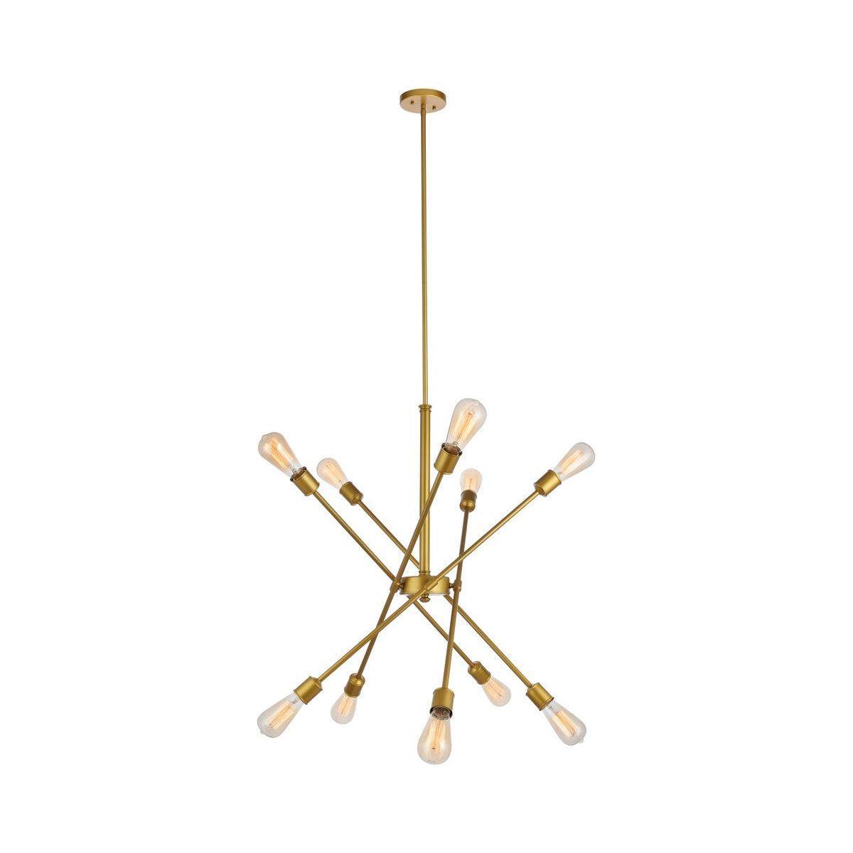 Elegant Lighting - Axel Multi-Light Pendant - LD8019D28BR - Canada Light Shop
