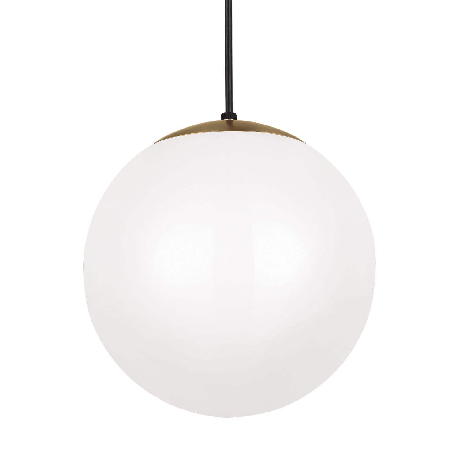 Visual Comfort Studio Canada - 6022EN3-848 - One Light Pendant - Leo - Hanging Globe - Satin Brass
