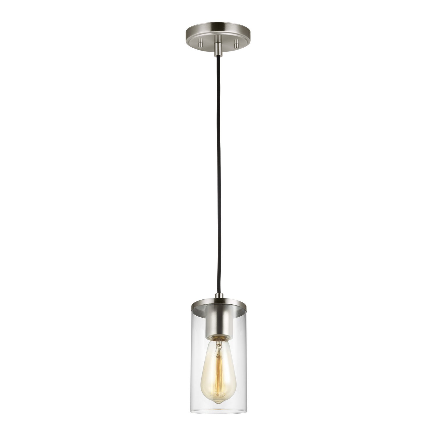 Visual Comfort Studio Canada - 6190301-962 - One Light Mini-Pendant - Zire - Brushed Nickel