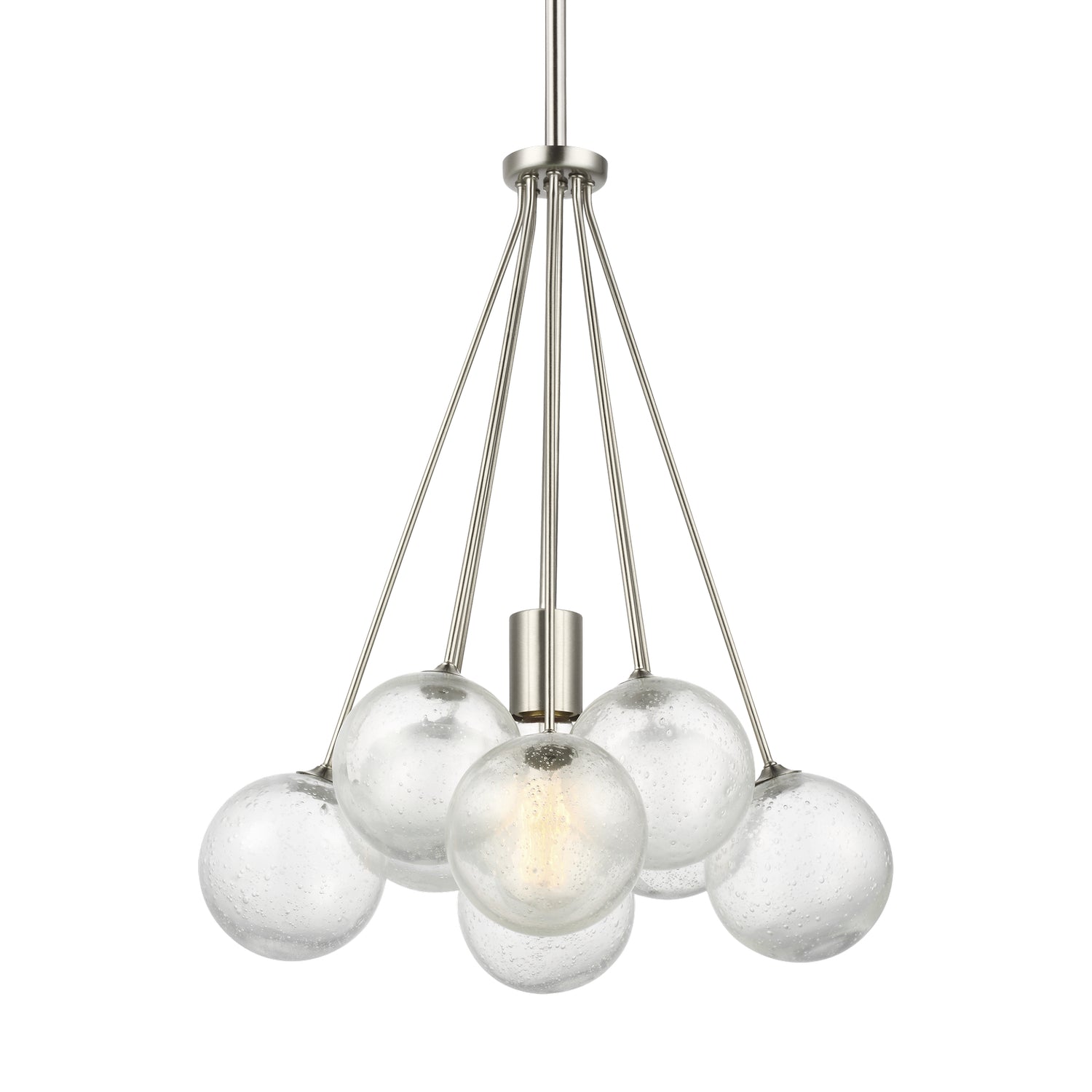 Visual Comfort Studio Canada - 6514301-962 - One Light Pendant - Bronzeville - Brushed Nickel