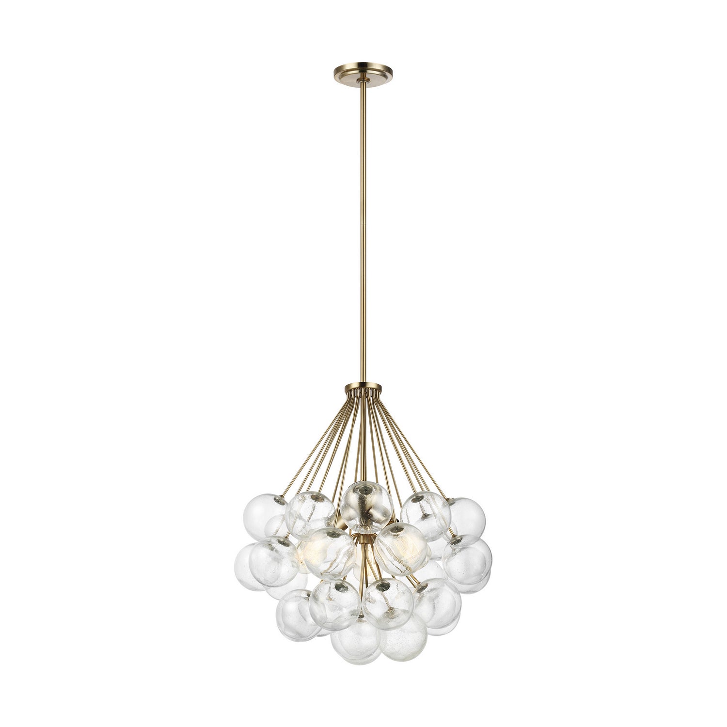 Visual Comfort Studio Canada - 6514303-848 - Three Light Pendant - Bronzeville - Satin Brass