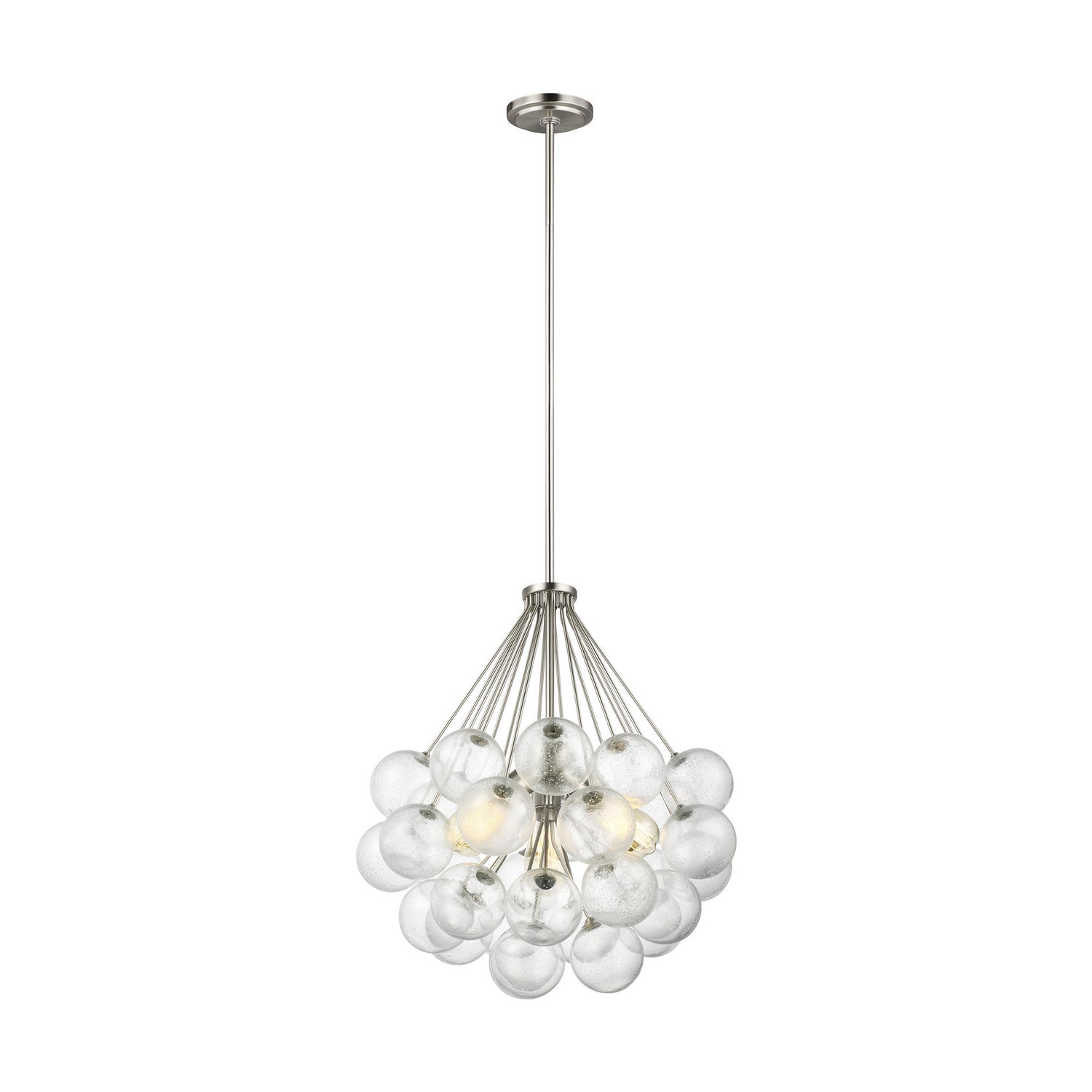 Visual Comfort Studio Canada - 6514303-962 - Three Light Pendant - Bronzeville - Brushed Nickel