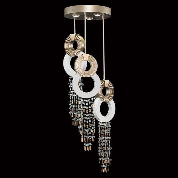 Fine Art Handcrafted Lighting - Capri LED Multi-Light Pendant - 952140-3 - Canada Light Shop