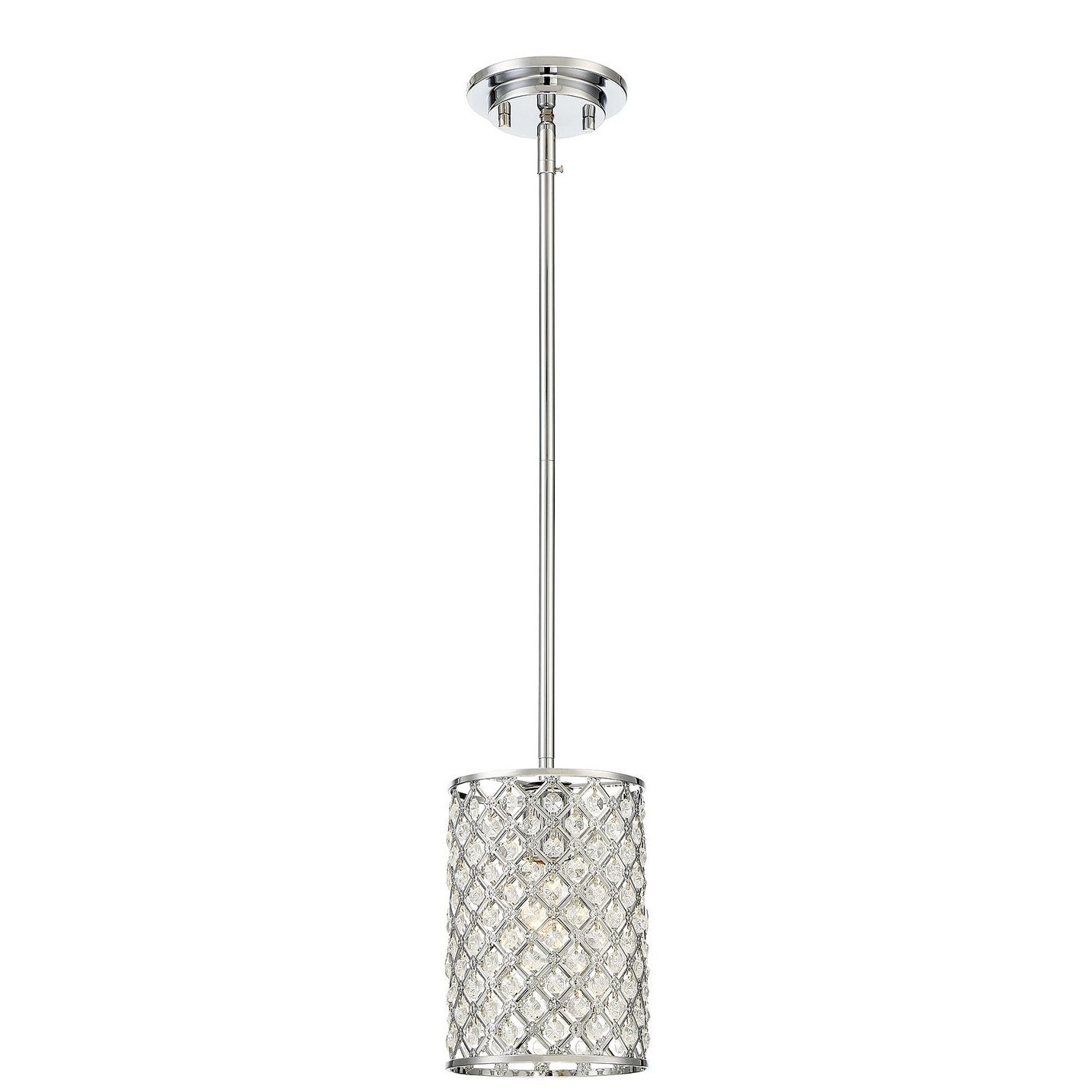 Meridian M70017CH One Light Mini Pendant in Chrome
