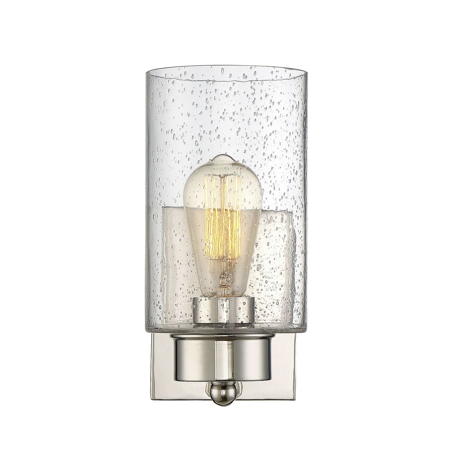 Meridian M90013PN One Light Wall Sconce in Polished Nickel