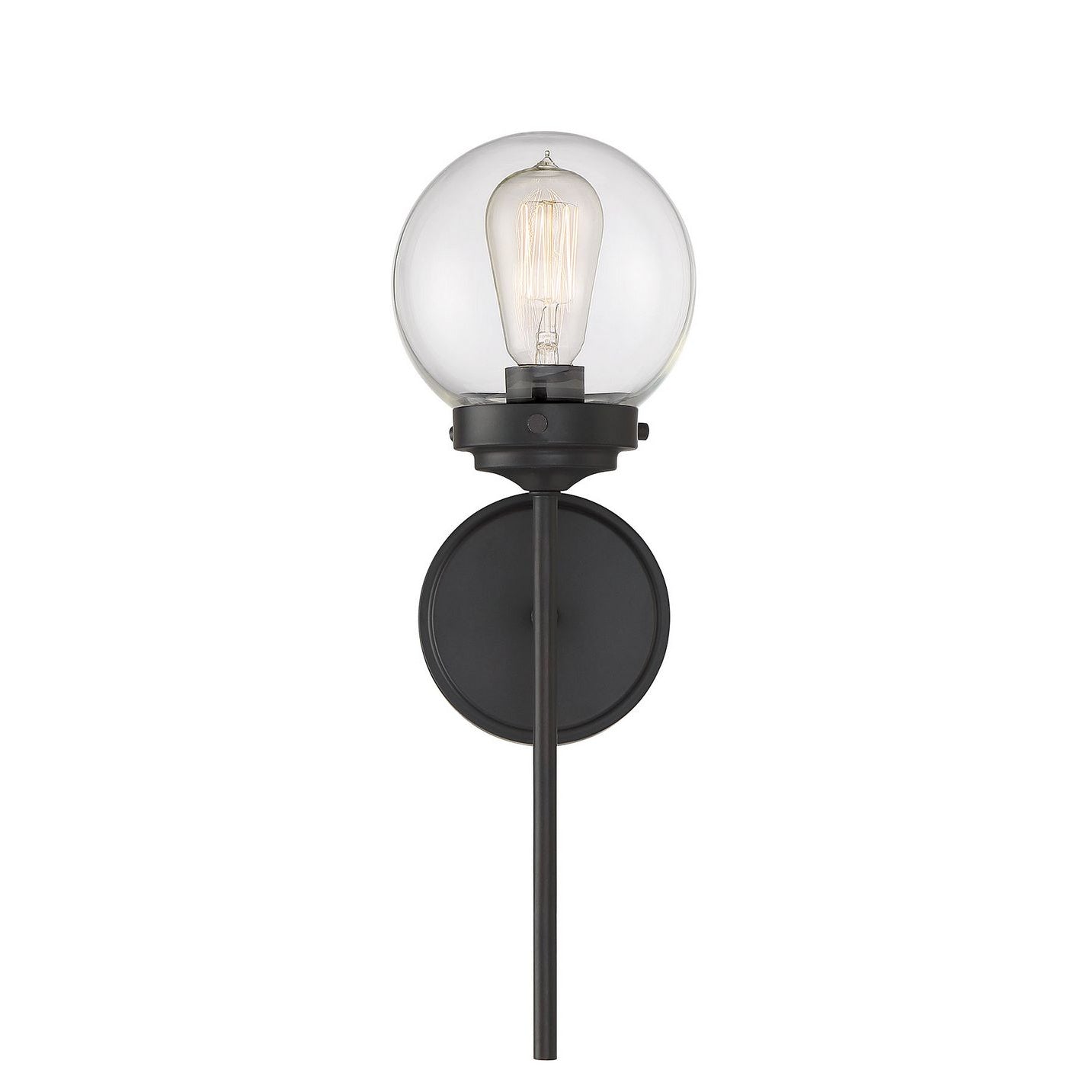 Meridian M90025ORB One Light Wall Sconce in Oil Rubbed Bronze