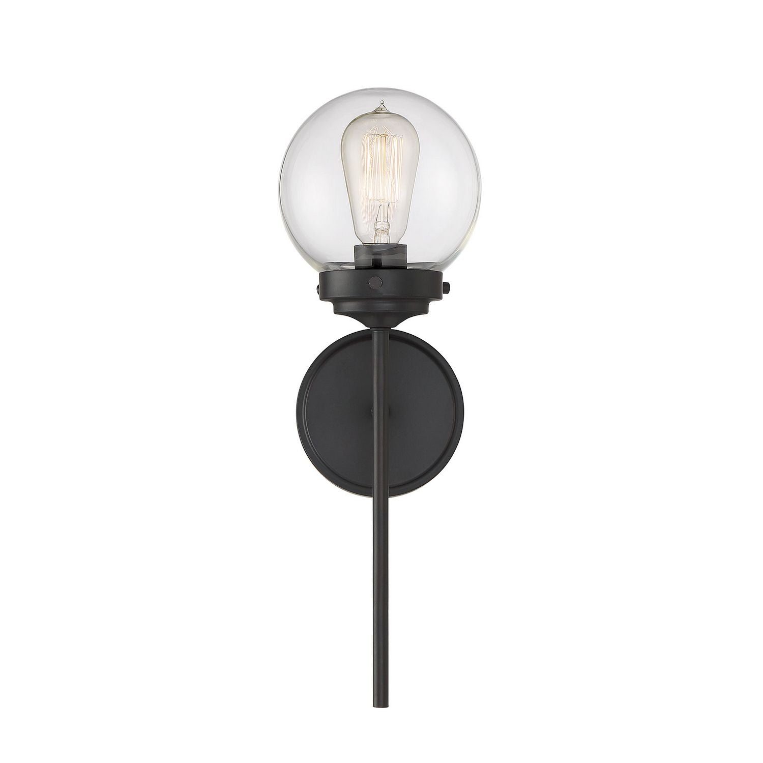 Meridian M90025ORB One Light Wall Sconce in Oil Rubbed Bronze