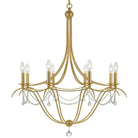 Crystorama - Metro Eight Light Chandelier - 428-GA - Canada Light Shop