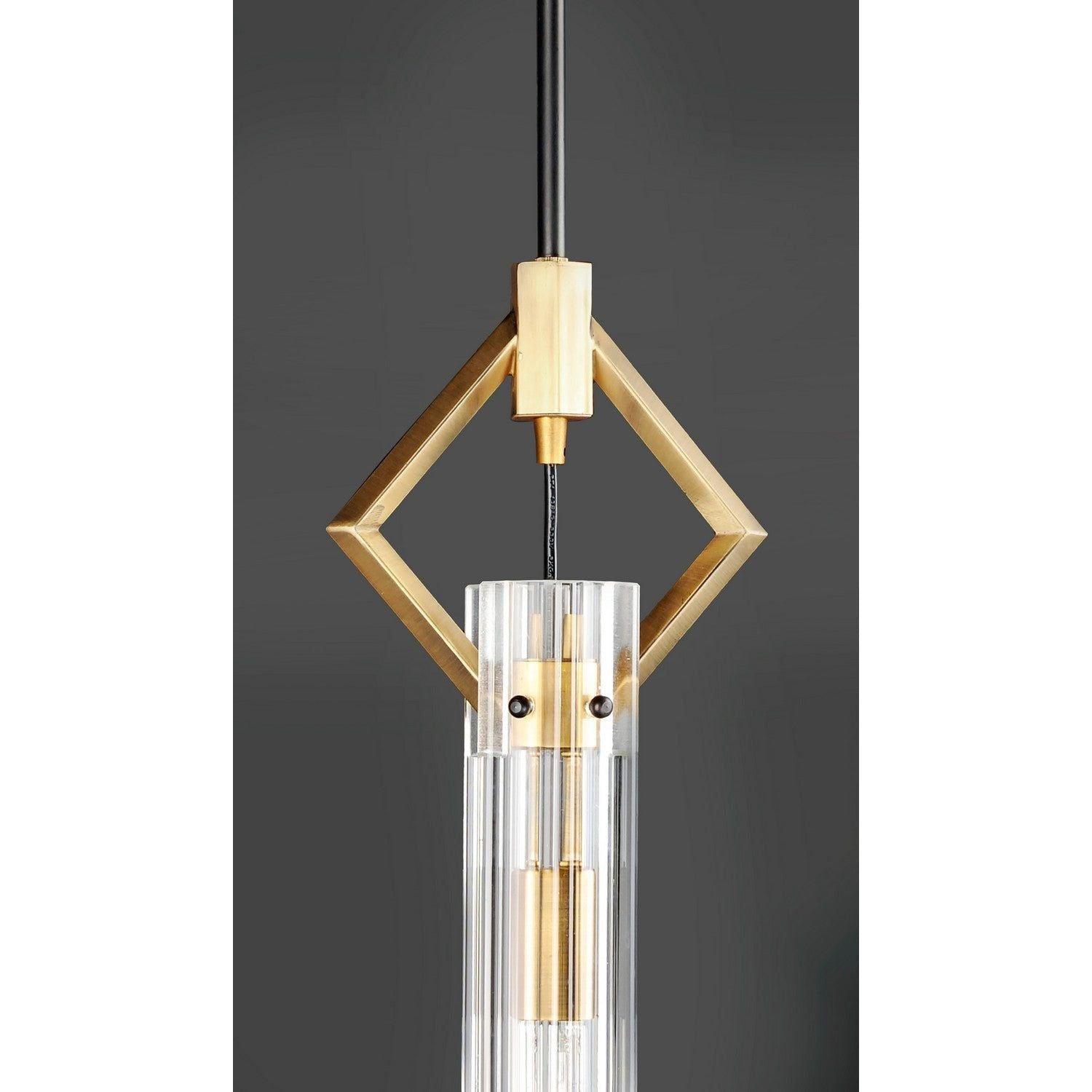 Maxim Lighting - Flambeau Pendant - 16111CLBKAB - Canada Light Shop