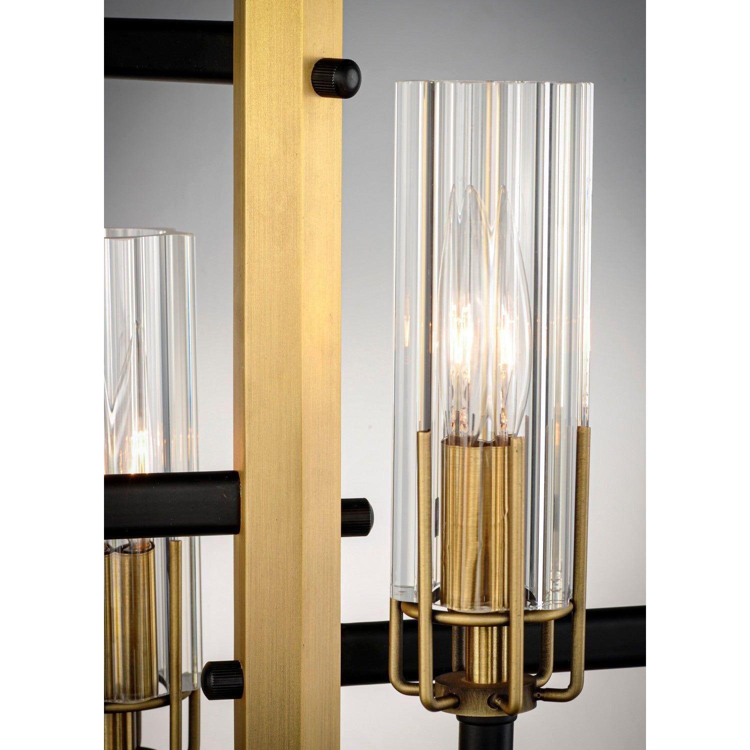 Maxim Lighting - Flambeau Chandelier - 16114CLBKAB - Canada Light Shop