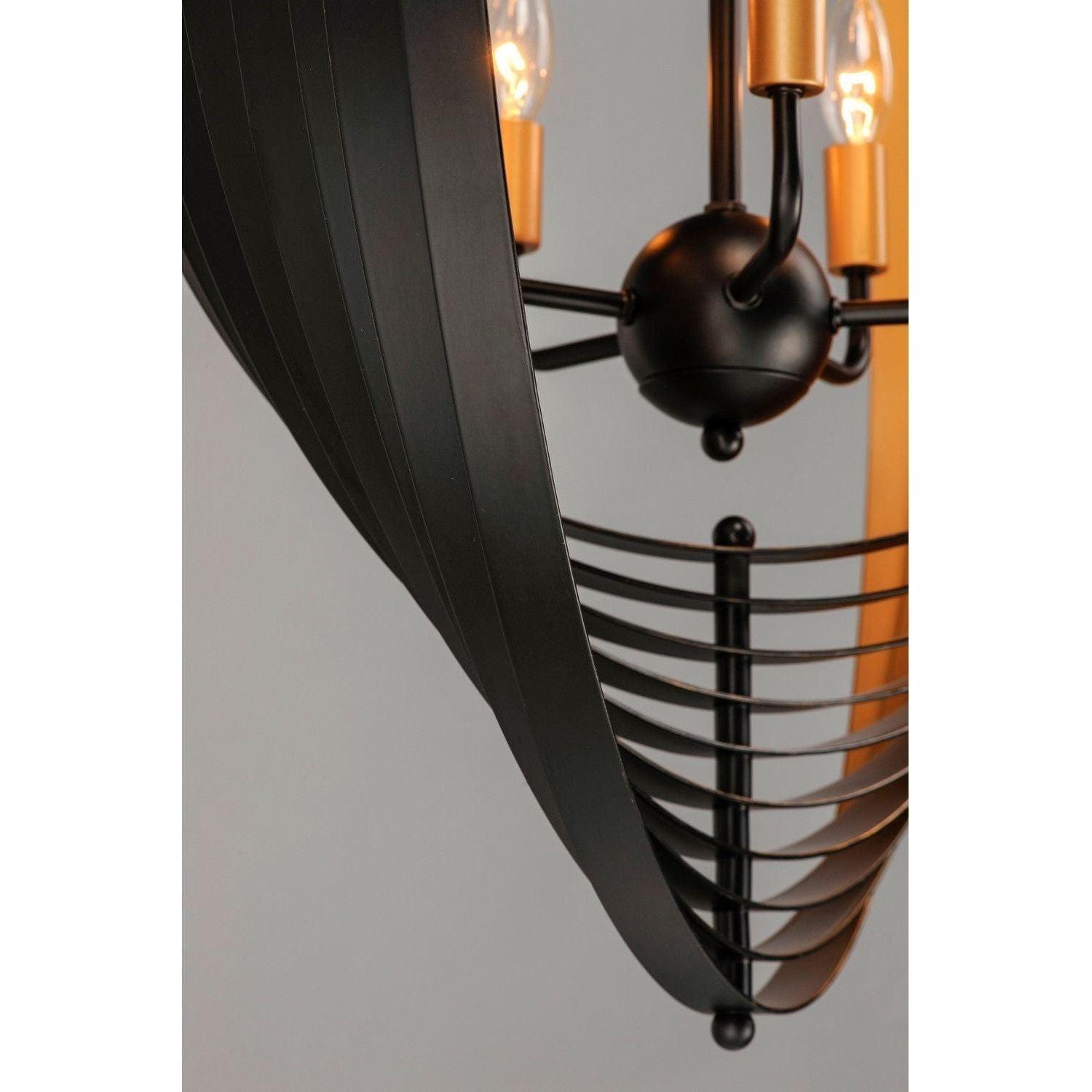 Maxim Lighting - Radial Pendant - 28675BKGLD - Canada Light Shop