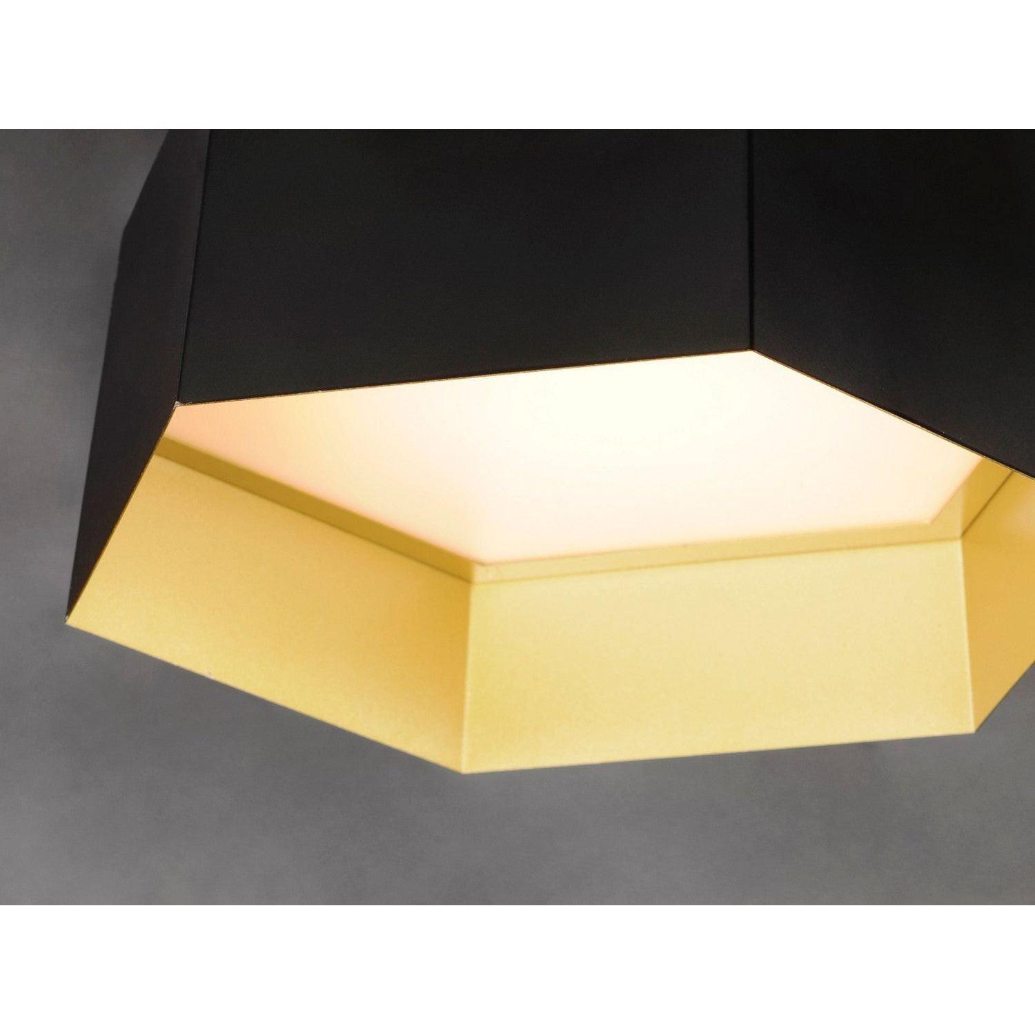Maxim Lighting - Honeycomb LED Flush Mount - 30330BKGLD - Canada Light Shop