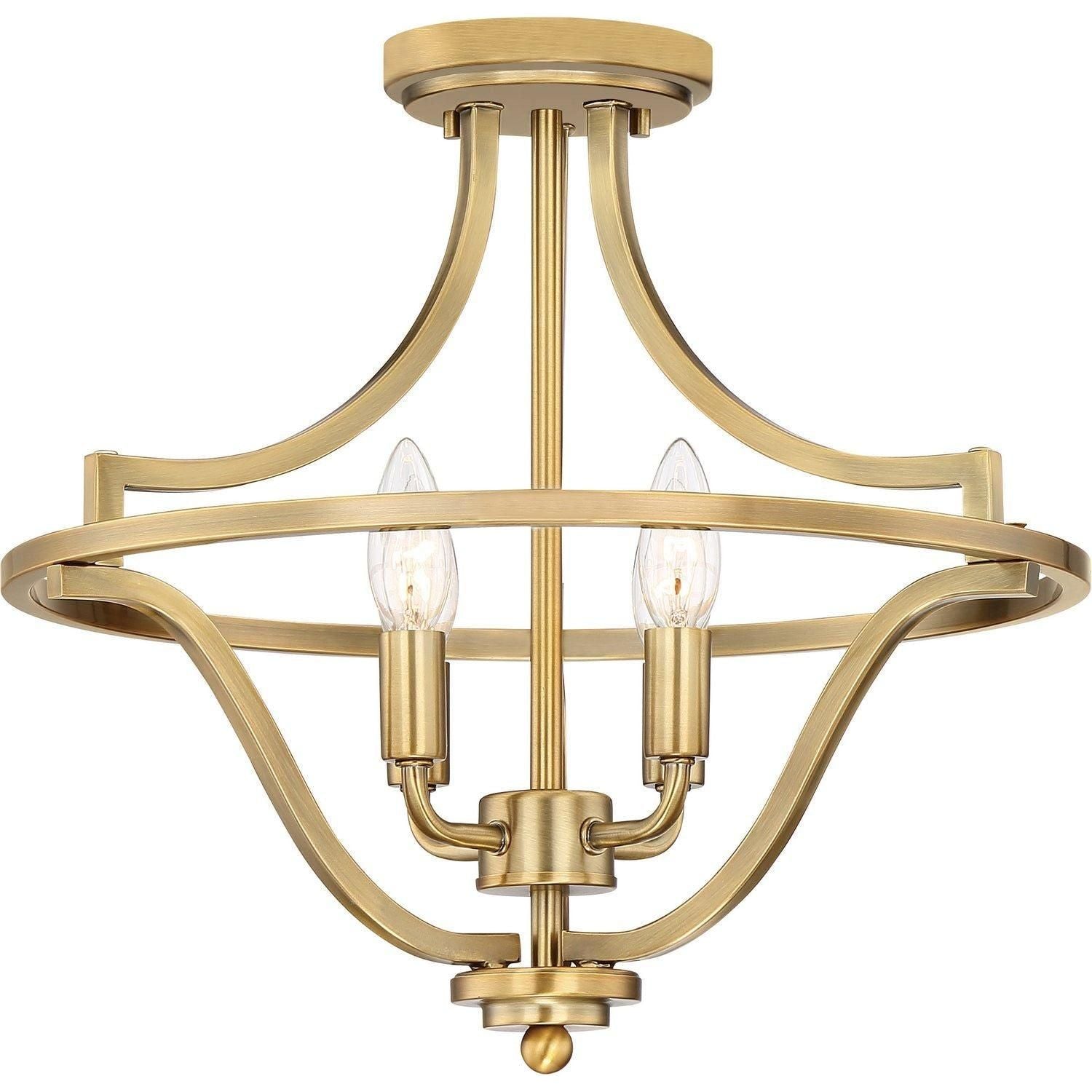 Quoizel - Harvel Semi-Flush Mount - QF5119WS - Canada Light Shop