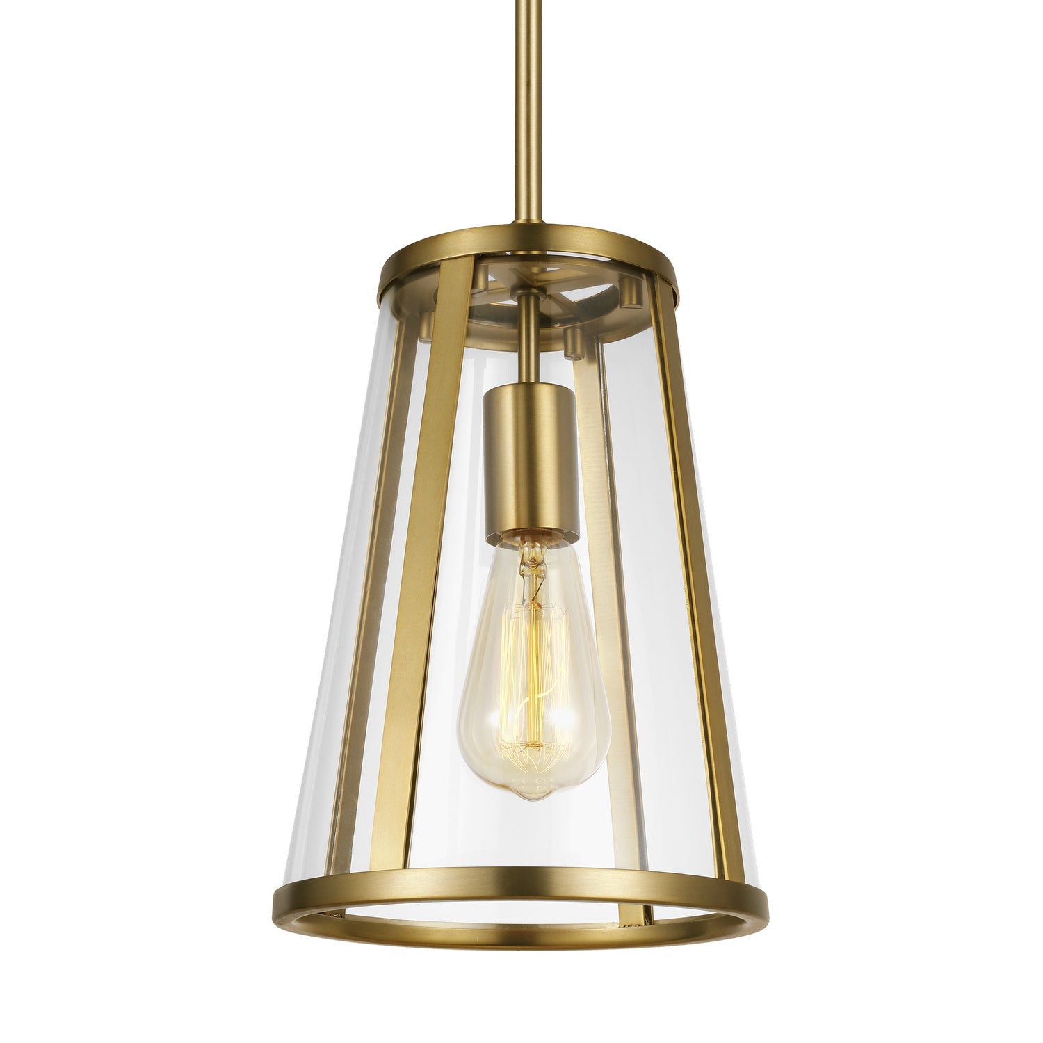 Visual Comfort Studio Canada - P1287BBS - One Light Pendant - Harrow - Burnished Brass
