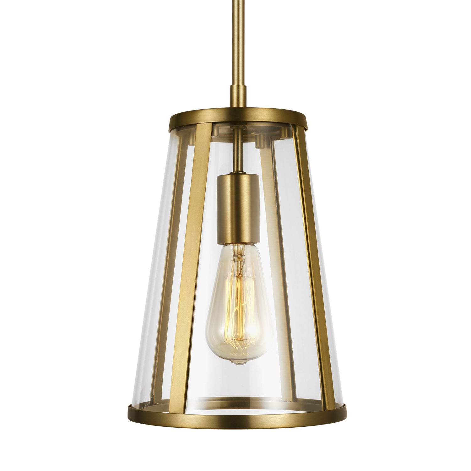 Visual Comfort Studio Canada - P1287BBS - One Light Pendant - Harrow - Burnished Brass