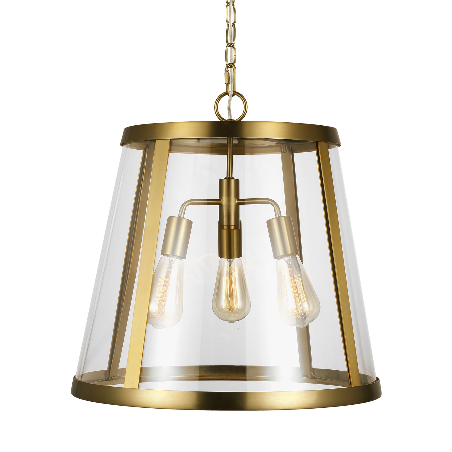 Visual Comfort Studio Canada - P1288BBS - Three Light Pendant - Harrow - Burnished Brass