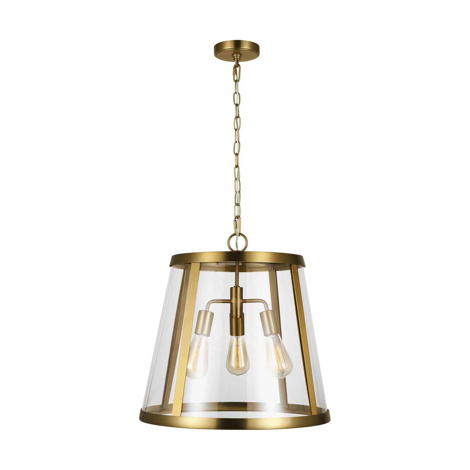 Visual Comfort Studio Canada - P1288BBS - Three Light Pendant - Harrow - Burnished Brass