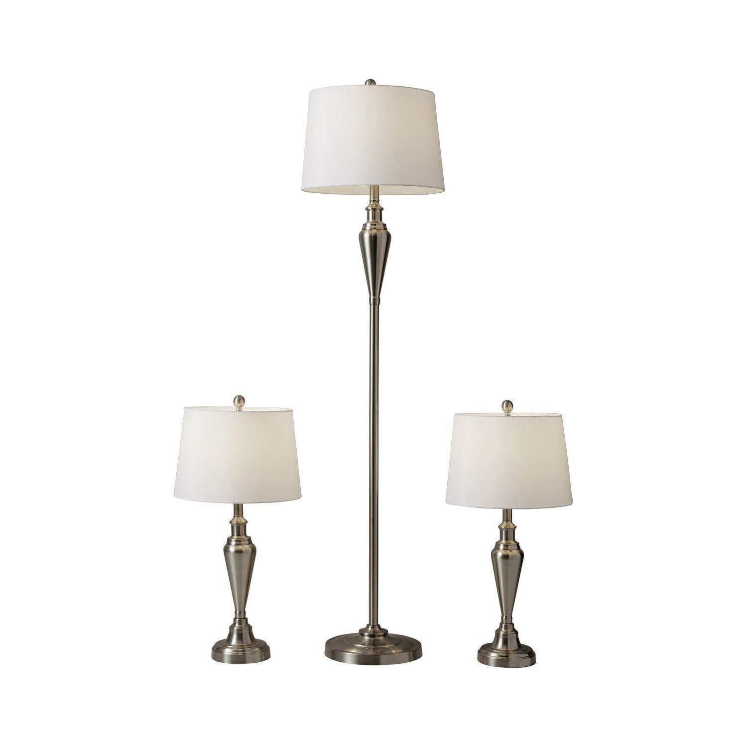 Adesso Home - Glendale 3 Piece Floor And Table Lamp Set - 1583-22 - Canada Light Shop