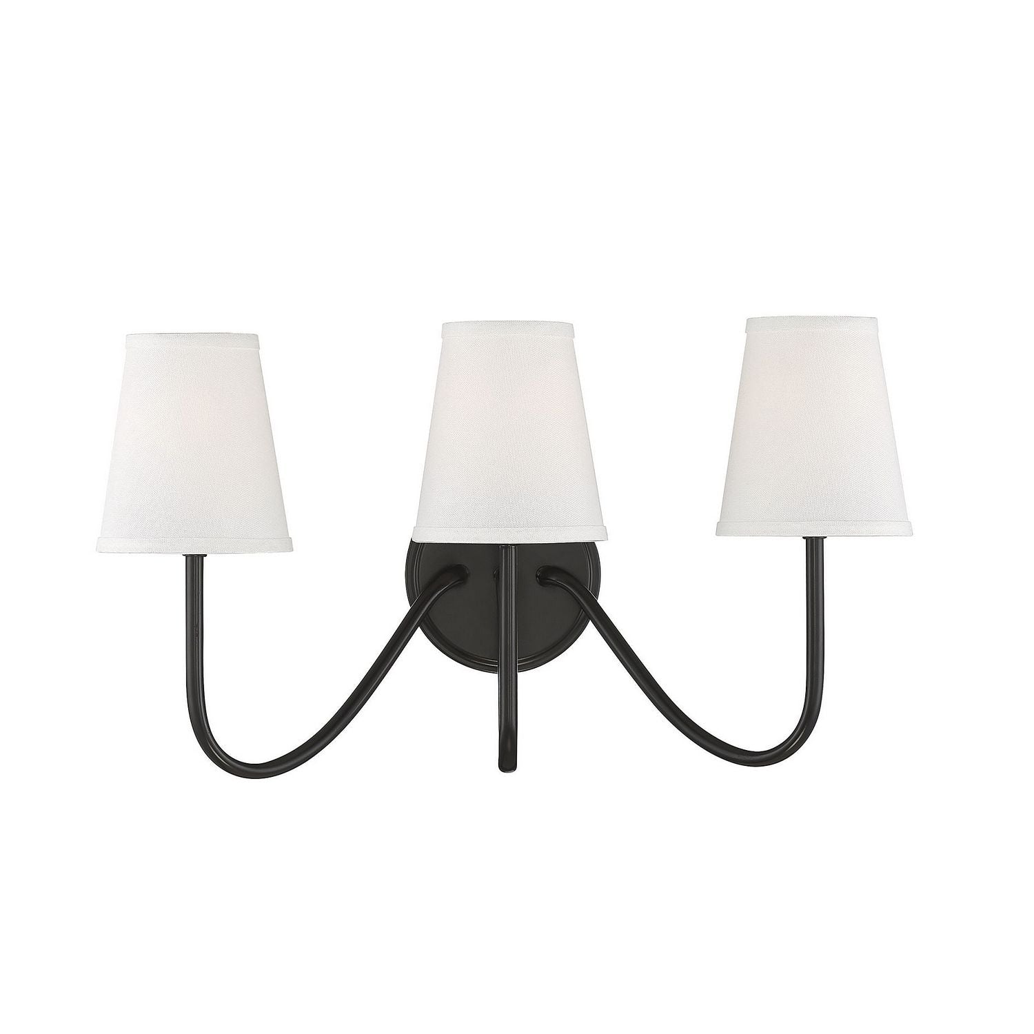 Meridian M90056ORB Three Light Wall Sconce in Oil Rubbed Bronze