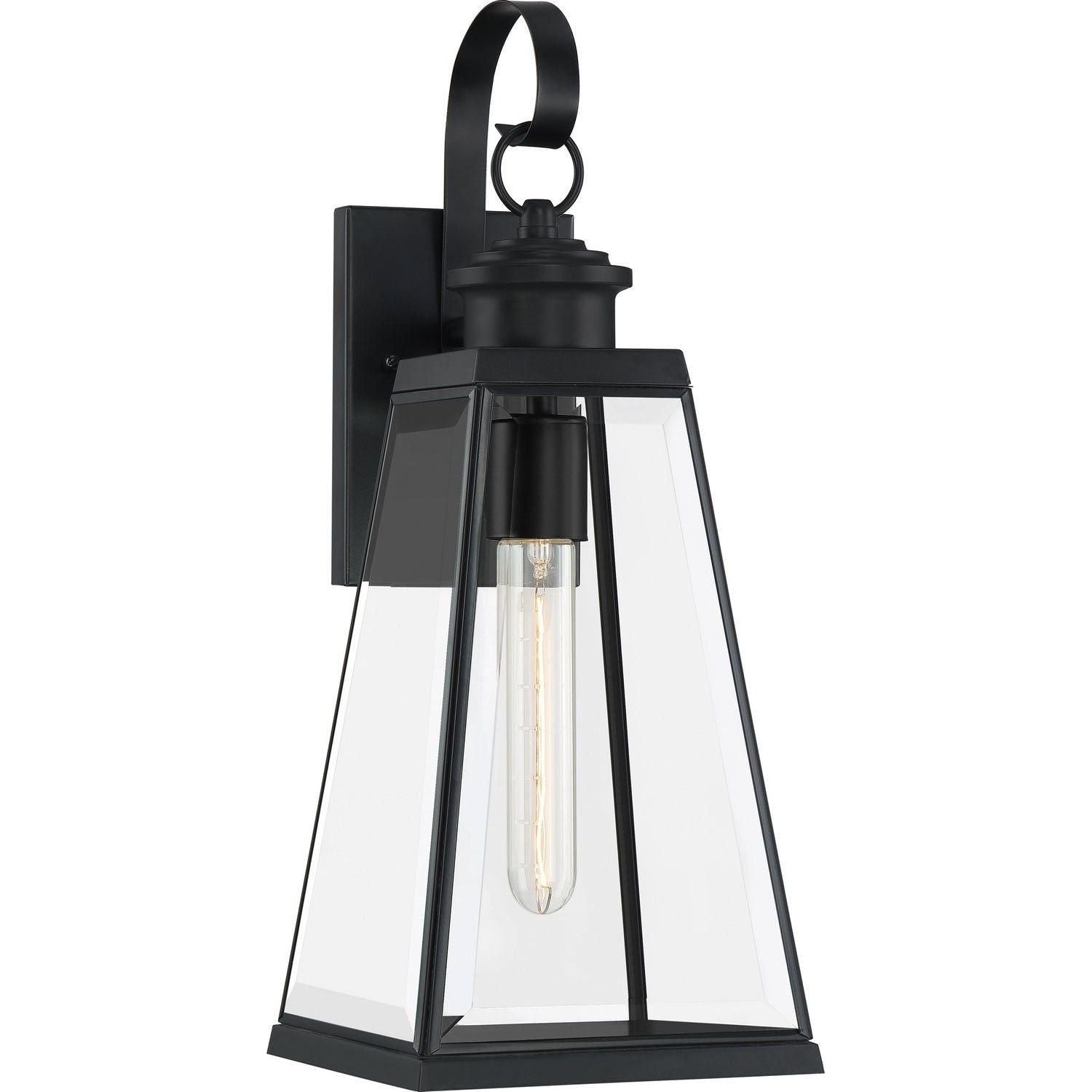 Quoizel - Paxton Outdoor Wall Lantern - PAX8407MBK - Canada Light Shop