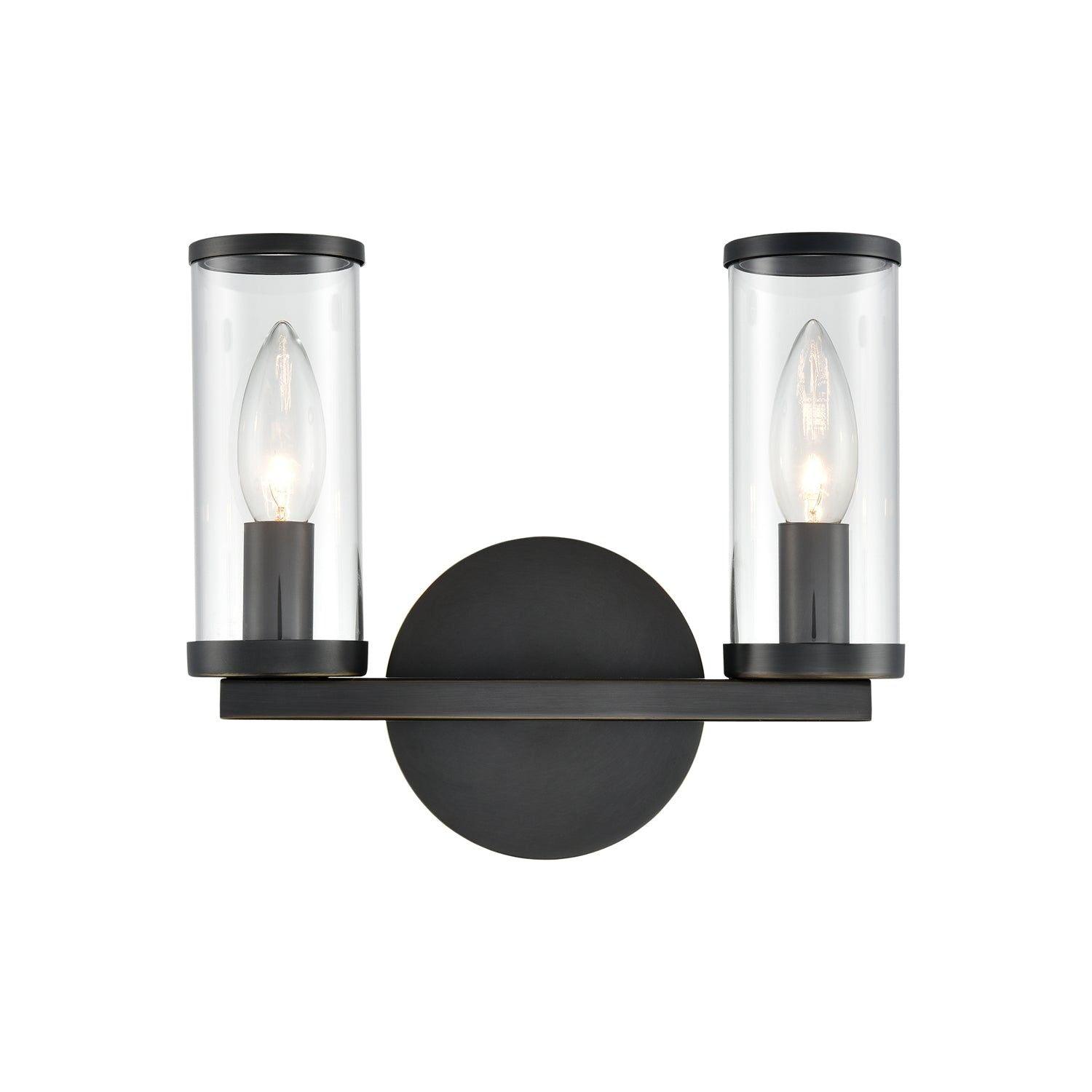 Alora Lighting - Revolve Two Light Bathroom Fixture - WV309022UBCG - Canada Light Shop