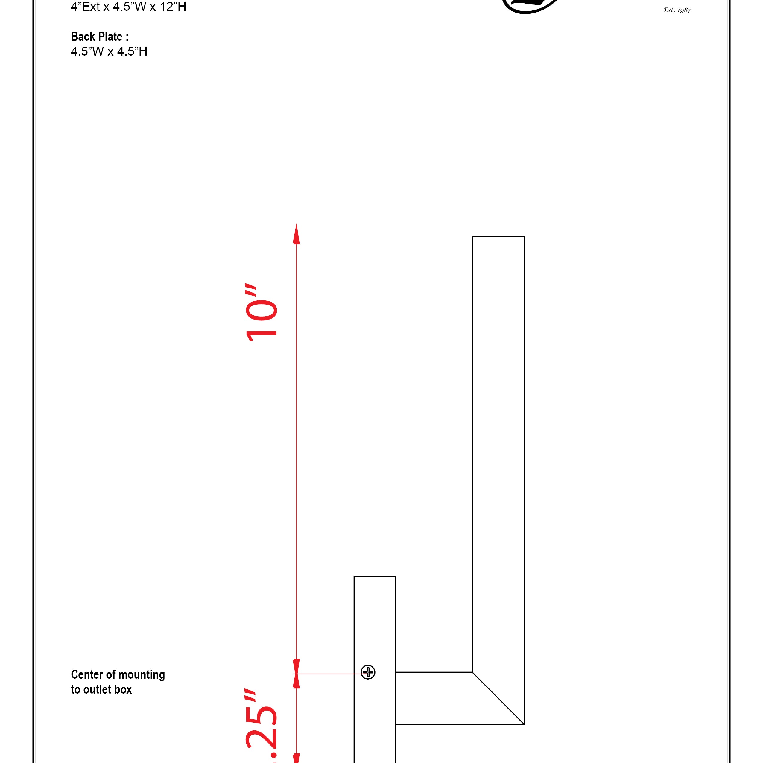 Z-Lite 576S-WH-LED Edge Outdoor Wall Light in Pure White