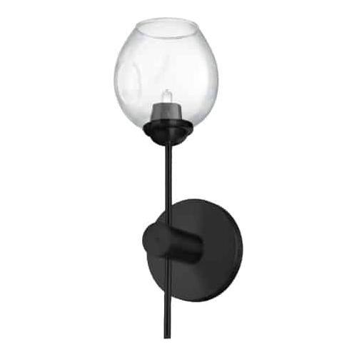 Dainolite - Abii Wall Sconce - ABI-141W-MB-CLR - Canada Light Shop