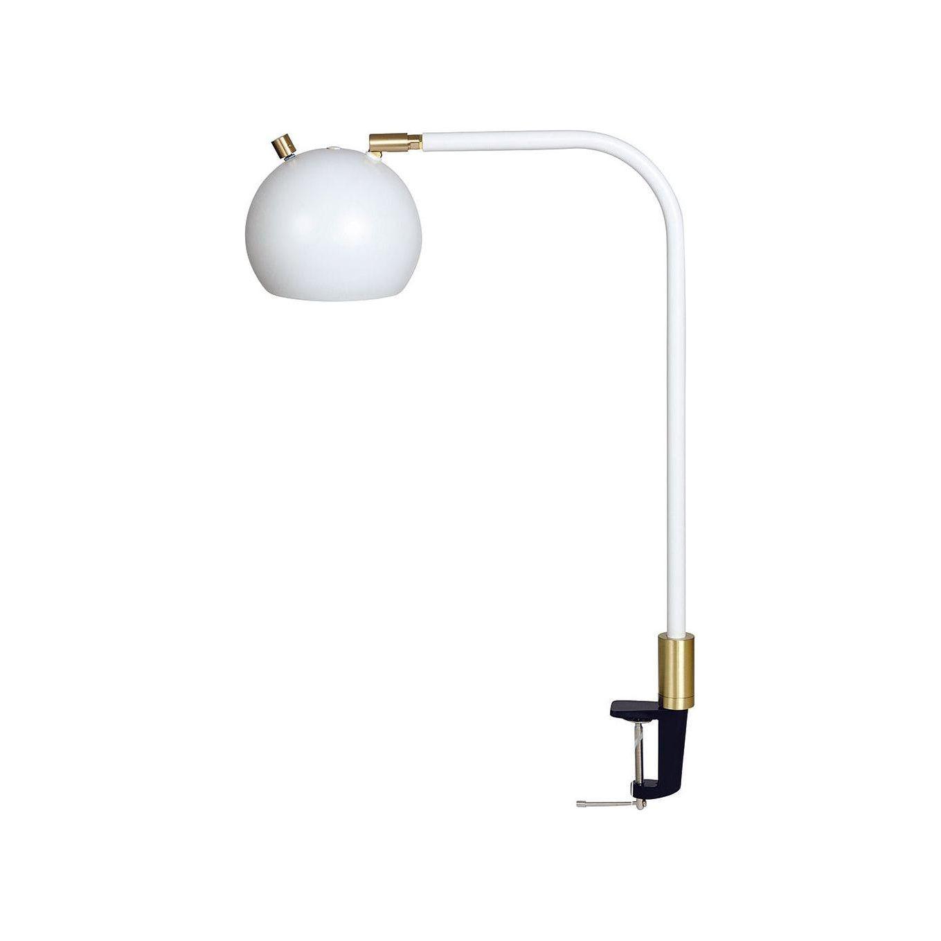 House of Troy - Aria AR401 LED Clip On Table Lamp - AR401-WT/SB - Canada Light Shop