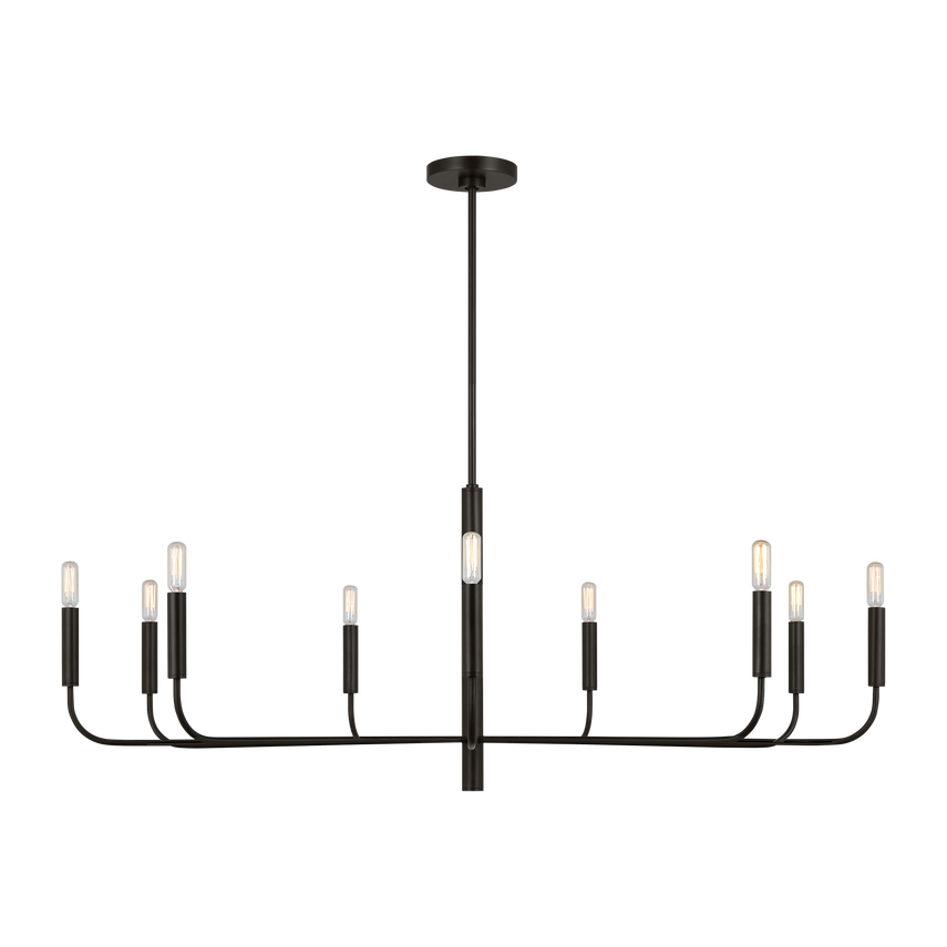 Visual Comfort Studio Collection - Brianna Wide Chandelier - EC1319AI - Canada Light Shop