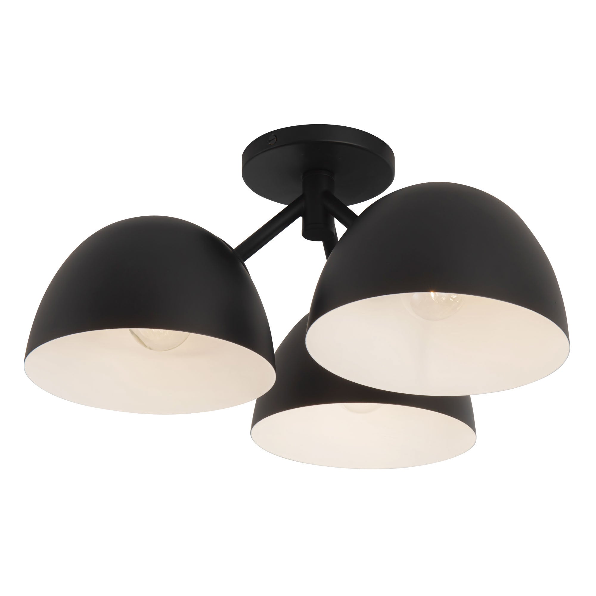 Kuzco Canada - SF13317-BG - Three Light Semi-Flush Mount - Fosso - Brushed Gold