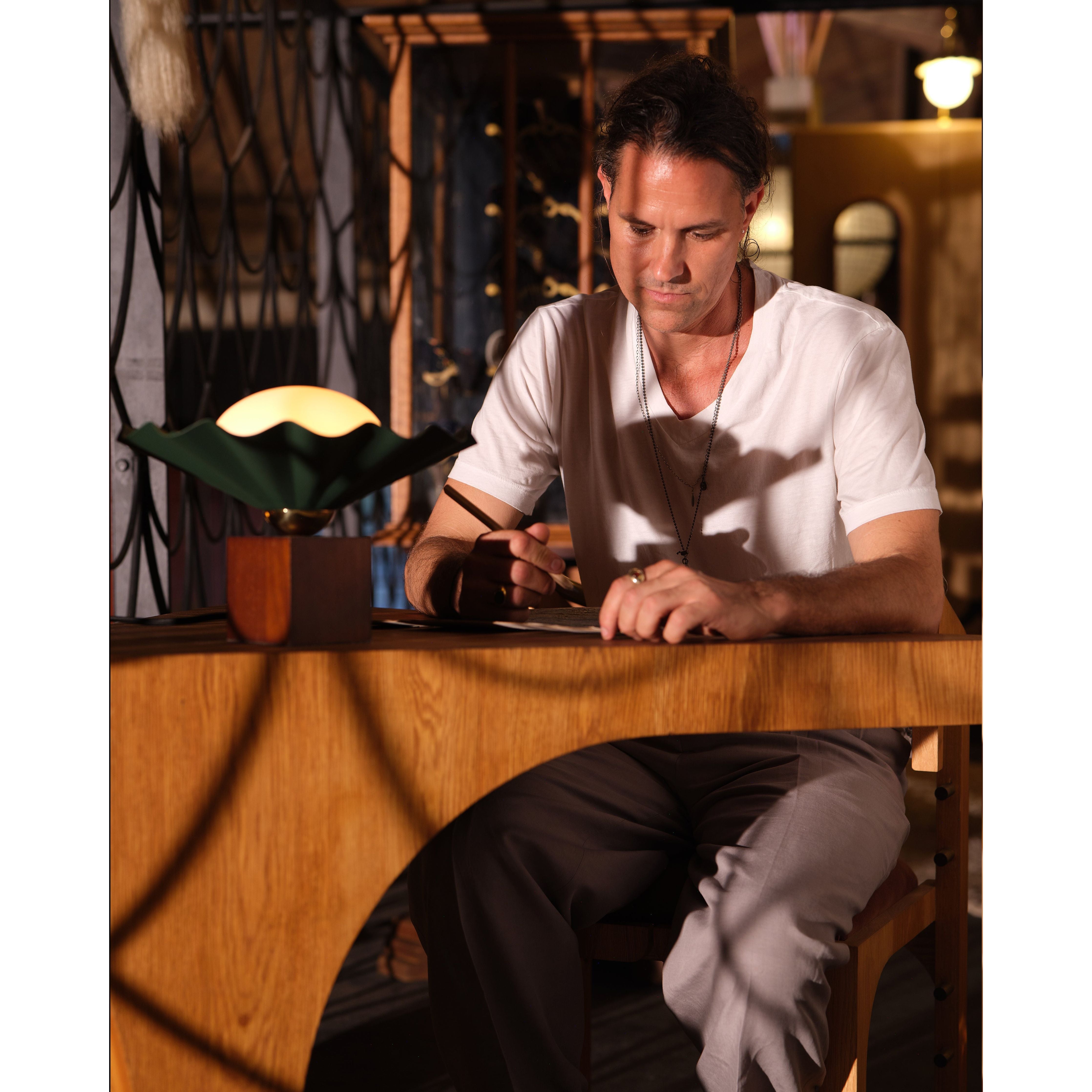 Alora Canada - TL354012PEC - One Light Table Lamp - Furrow - Peach