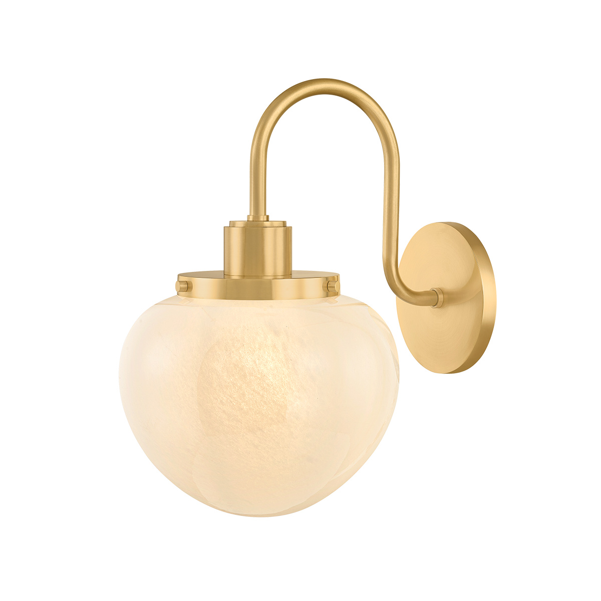 Mitzi Canada - H1093101-AGB - One Light Wall Sconce - Kristen - Aged Brass
