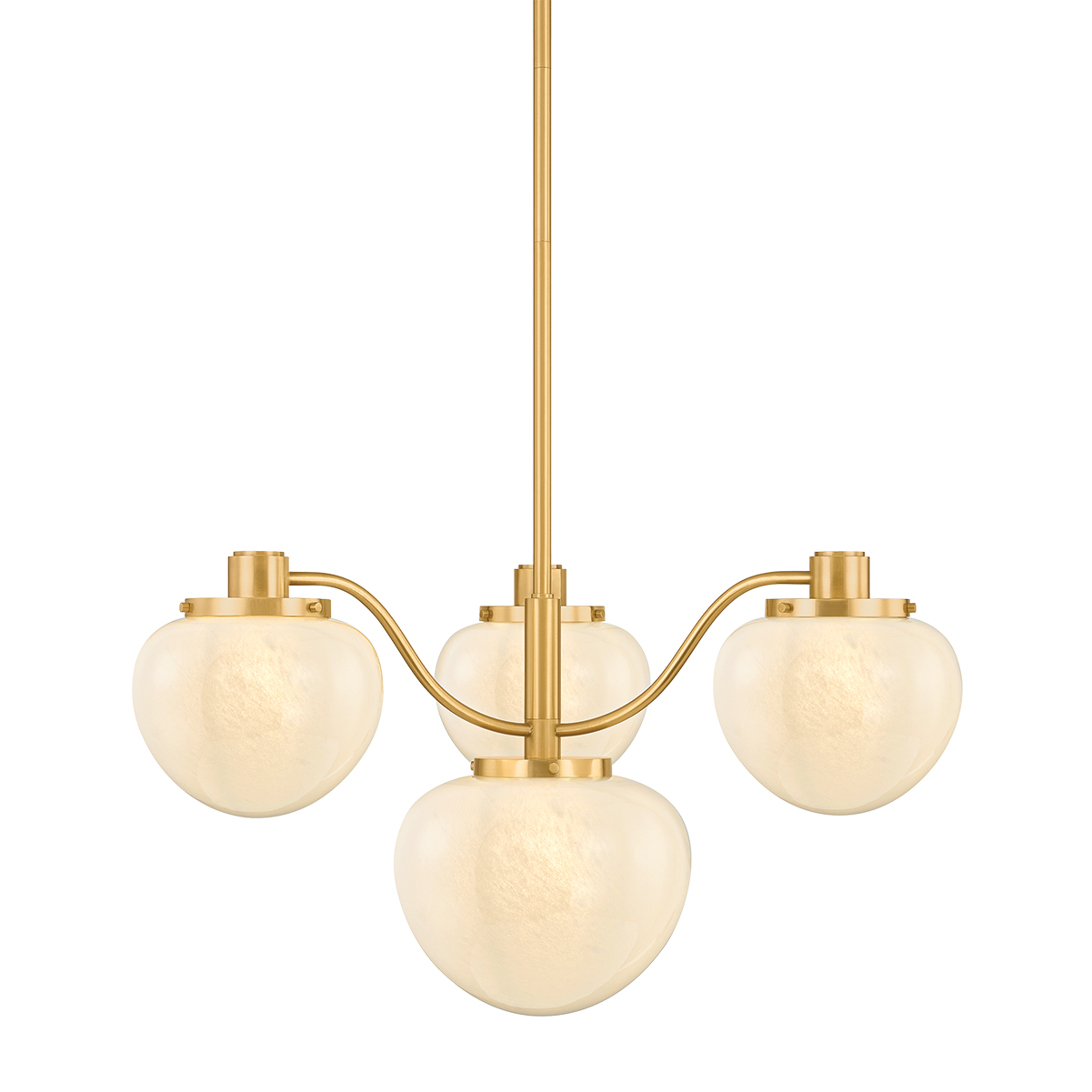 Mitzi Canada - H1093804-AGB - Four Light Chandelier - Kristen - Aged Brass
