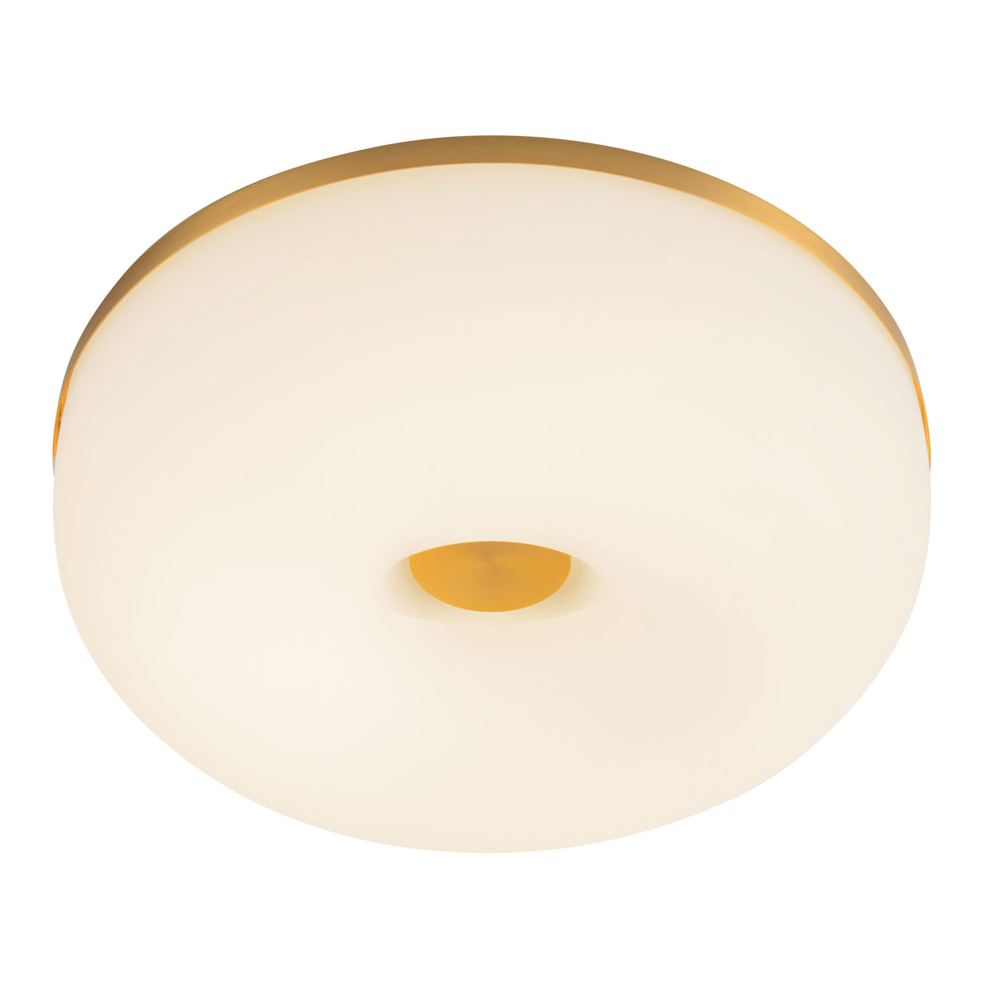 Kuzco Canada - FM69012-BK/OP - LED Flush Mount - Jada - Black/Opal Glass