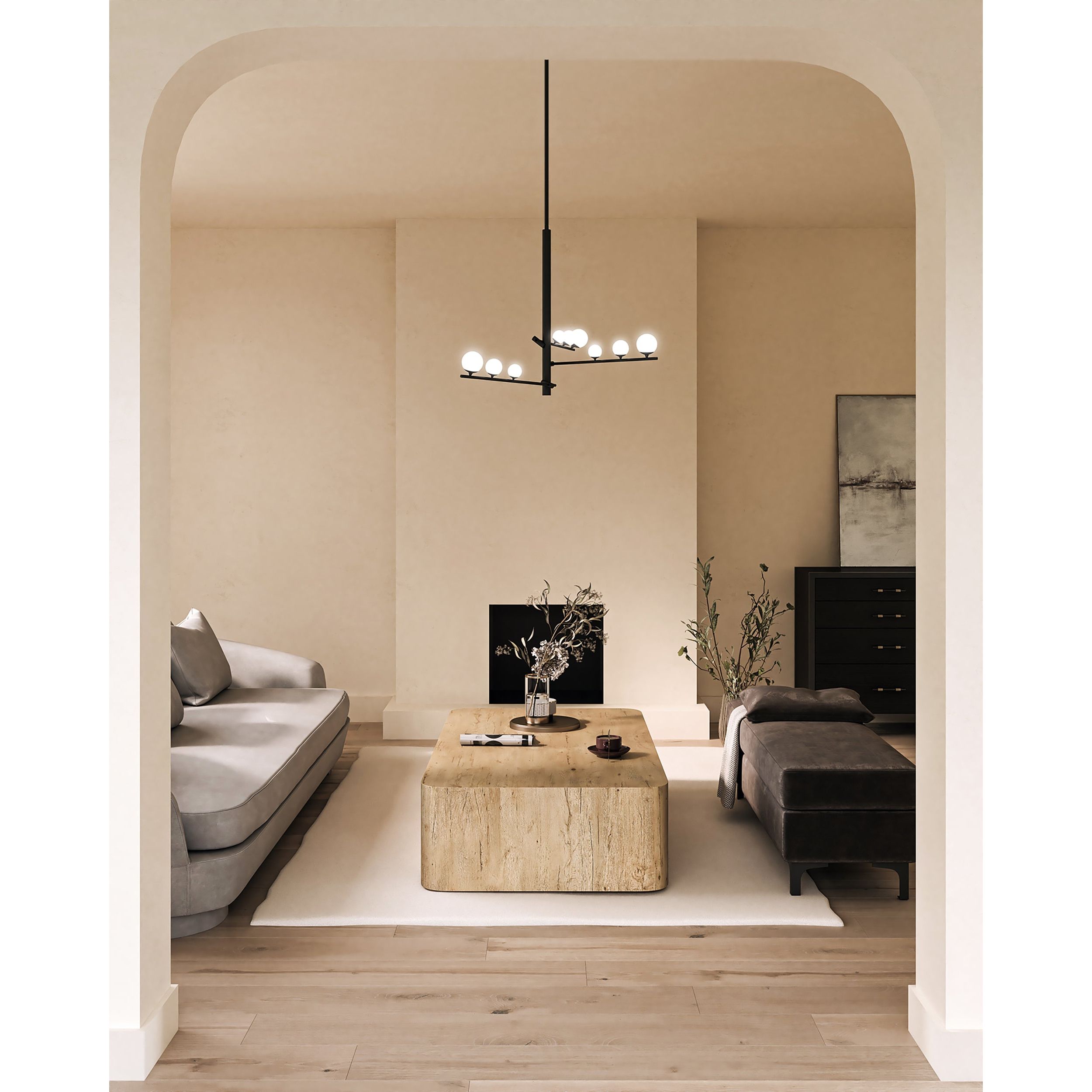 Kuzco Lighting CH55524-BG/OP Cypress Chandelier
