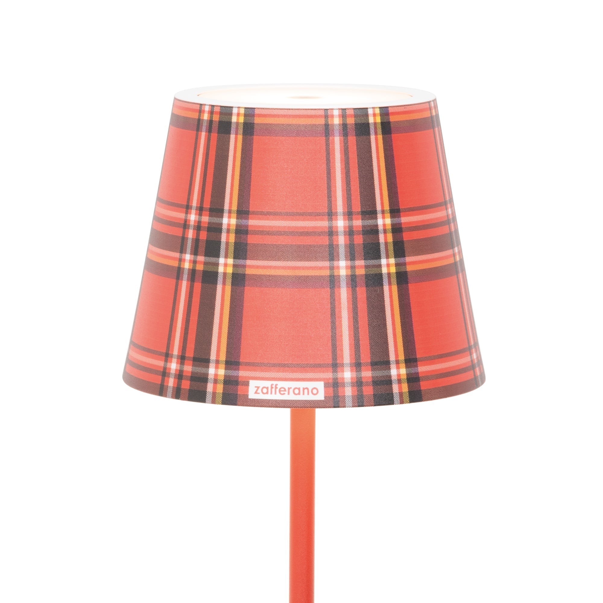 Zafferano America LD035134 Poldina Holiday Graphic Shade in Plaid