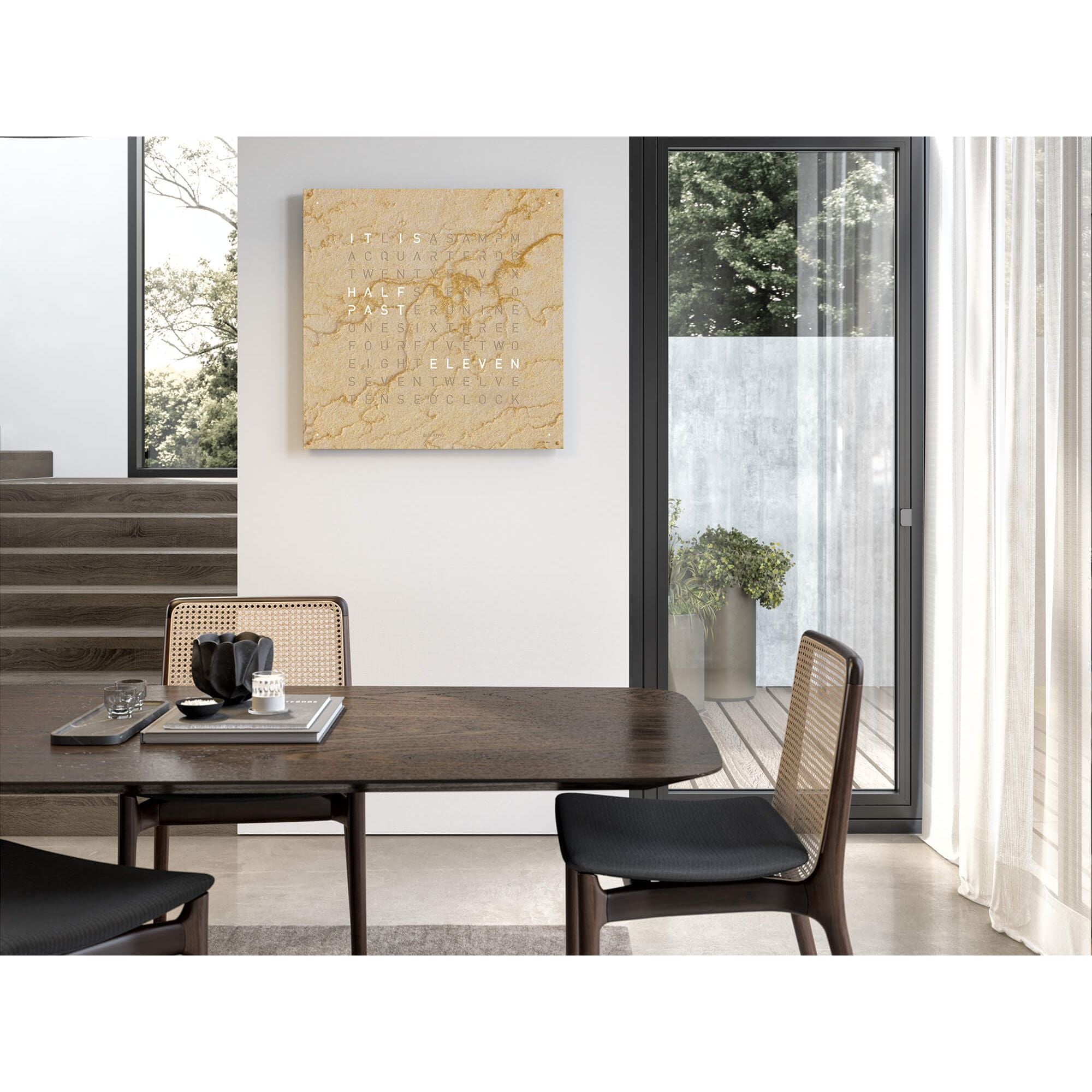 QLOCKTWO LG4DS QLOCKTWO EARTH 90 Creator's Edition Desert