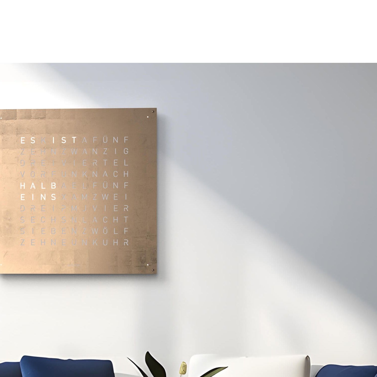 QLOCKTWO LG4MG QLOCKTWO EARTH 90 Creator's Edition Moon Gold