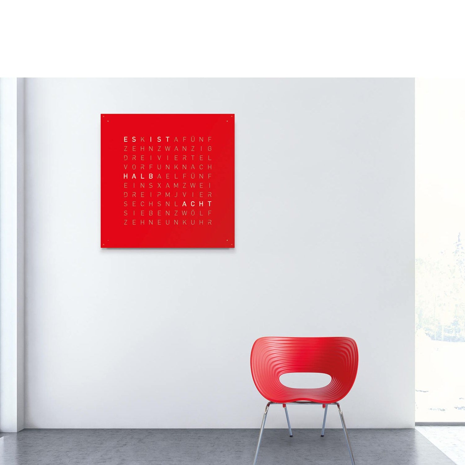 QLOCKTWO LG4SS QLOCKTWO EARTH 90 Steel Series