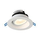 Lotus LED Lights - 4" Round Regressed Gimbal LED Recessed Light - LRG4-27K-HO-WH - Canada Light Shop
