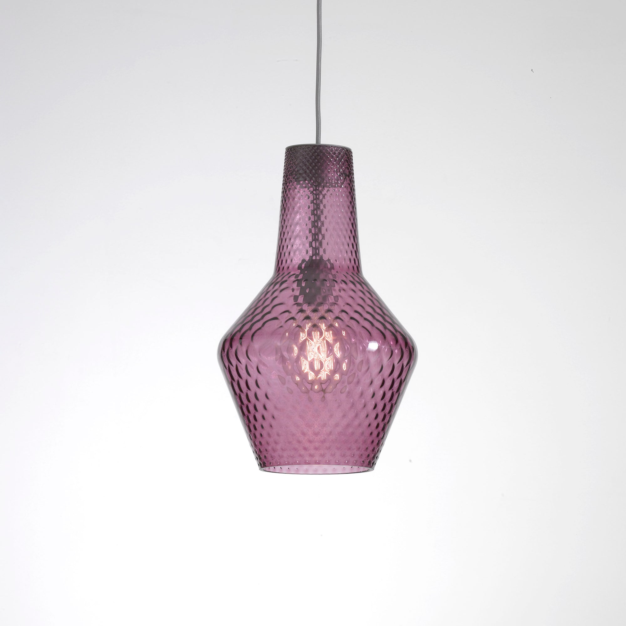 Zafferano America LRM2105 Romeo & Giulietta Pendant Light in Romeo Amethyst 190 Inches