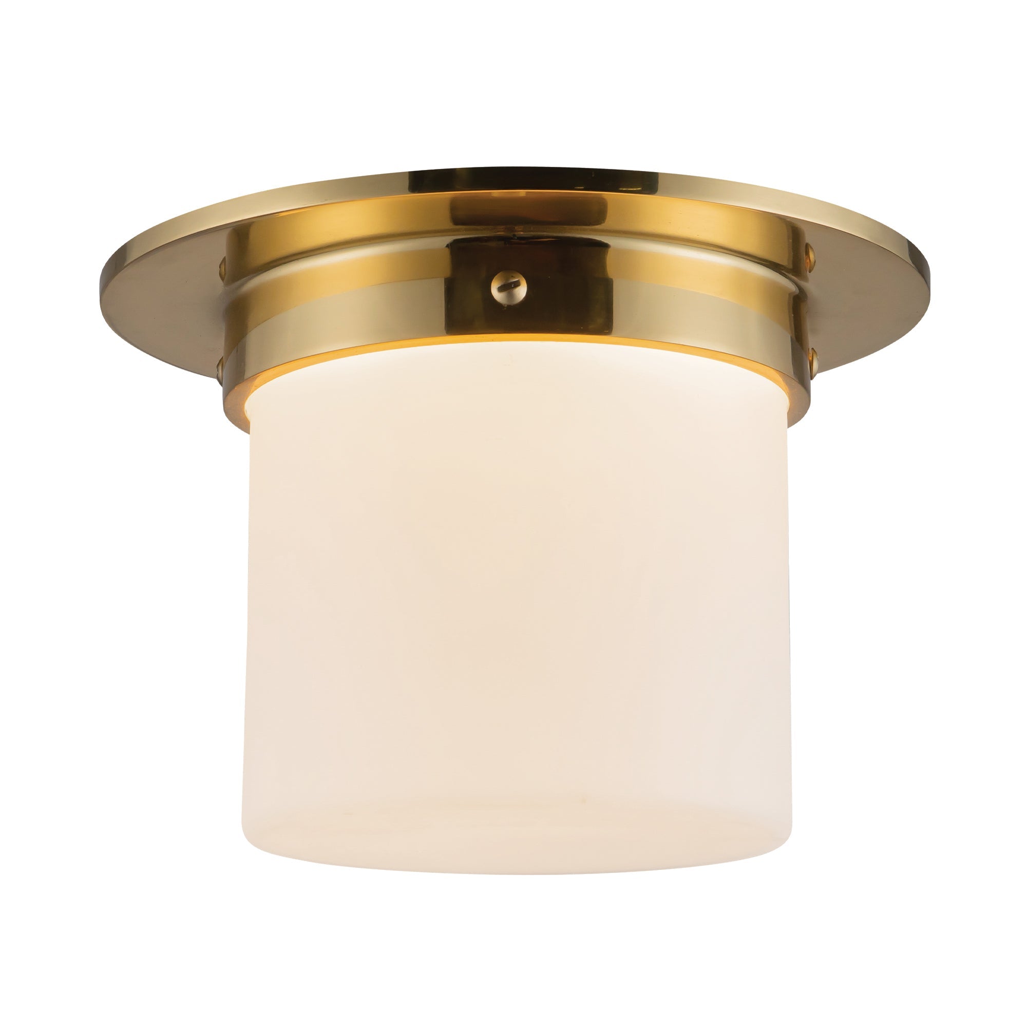 Alora Canada - FM360085UBOP - One Light Flush Mount - Mineral - Urban Bronze/Matte Opal Glass