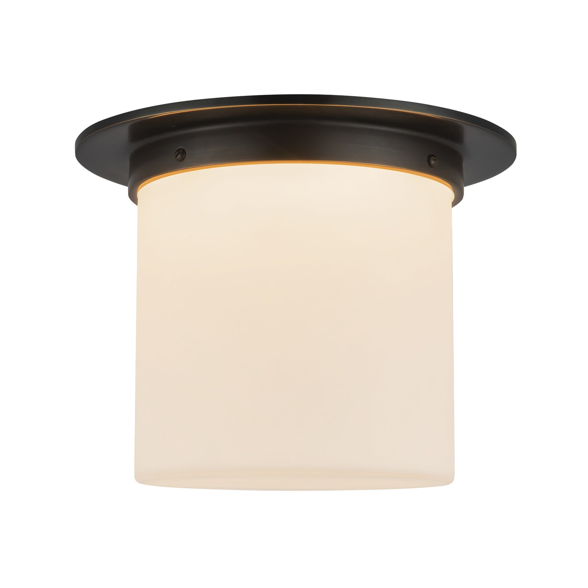 Alora Canada - FM360118UBOP - One Light Flush Mount - Mineral - Urban Bronze/Matte Opal Glass